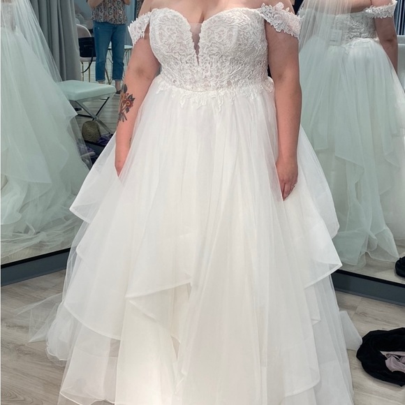 Plus Size Wedding Dress - Picture 1 of 4